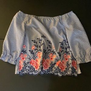 Off the shoulder top